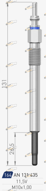 Свеча накаливания A-N PARTS 131 435